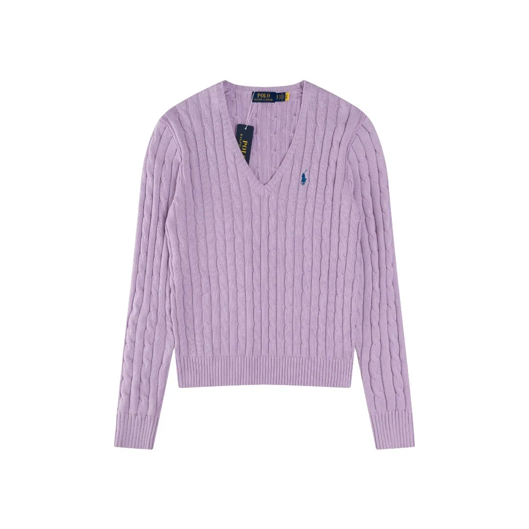 P210 #R90 RALPH LAUREN Thirteen colors of Ralph Lauren classic small label embroidery V-neck pullover cable cardigan sweater women's top, high-density LOGO embroidery on the chest, original customization of tag accessories. Made of pure cotton yarn, pure cotton is skin-friendly and comfortable, small label war horse embroidered twist button V-neck sweater🐎High quality, follow the blogger to learn how to wear it! Let’s buy a Ralph Lauren cable sweater. It’s a super hard-to-find series after it became popular. It’s hard to find one on the official website. It’s simple and practical to wear, with a lazy and loose feel. The thickened fabric has more texture, feels soft and delicate, and has a loose fit. Whether worn alone or layered, you can wear different styles of fashion with just one piece!   Size： Sleeve length: 60/61/62/63